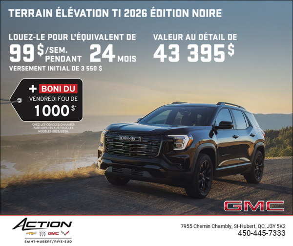 Le GMC Terrain 2026