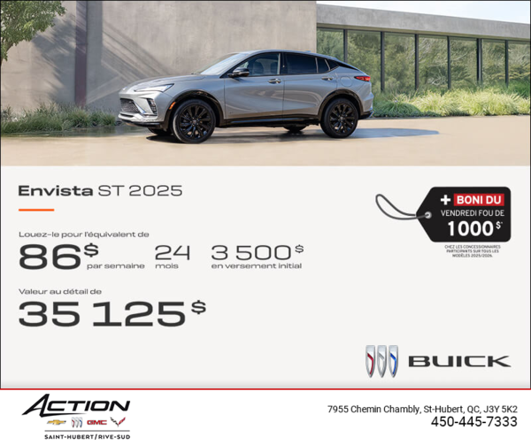 Procurez-vous la Buick Envista 2025