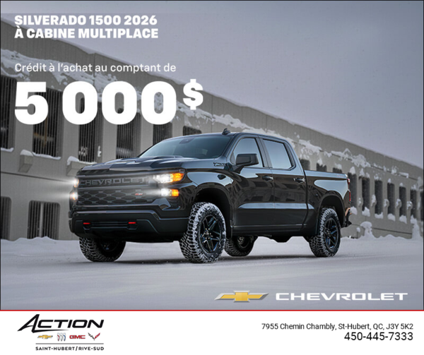 L'événement du mois Chevrolet