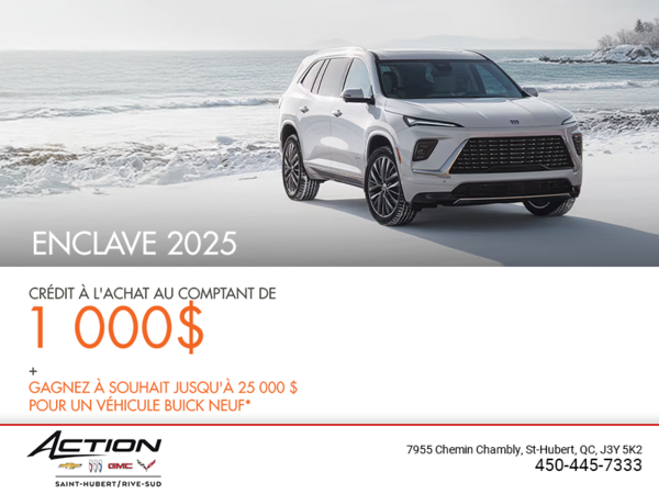 Procurez-vous le Buick Enclave 2025