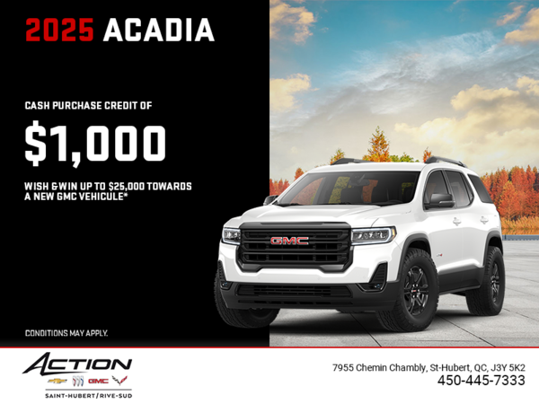 The 2025 GMC Acadia