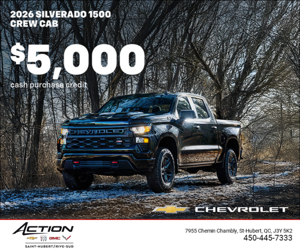 Get the 2026 Chevrolet Silverado 1500