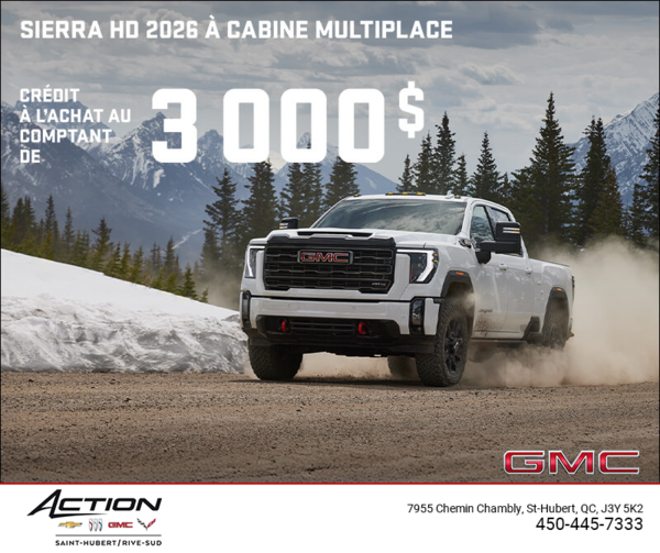 Le GMC Sierra HD 2026