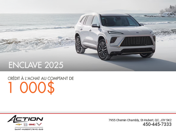 Procurez-vous le Buick Enclave 2025