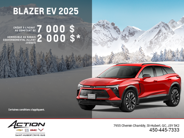Procurez-vous le Chevrolet Blazer EV 2025