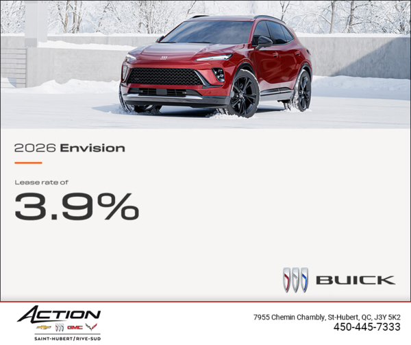 Get the 2026 Buick Envision