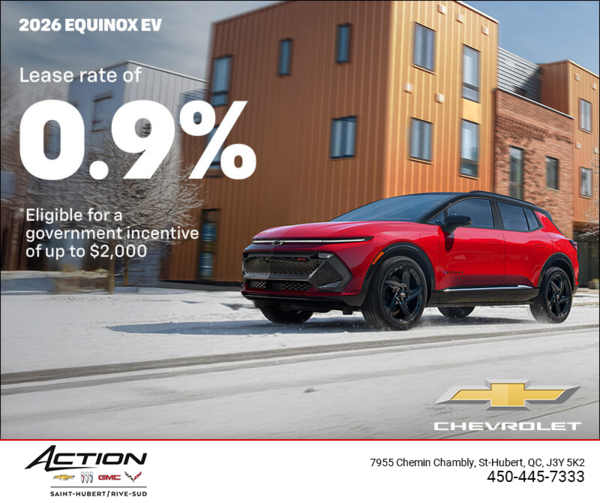 Get the 2026 Chevrolet Equinox EV