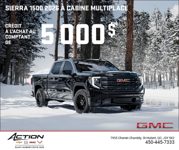 Le GMC Sierra 1500 2026