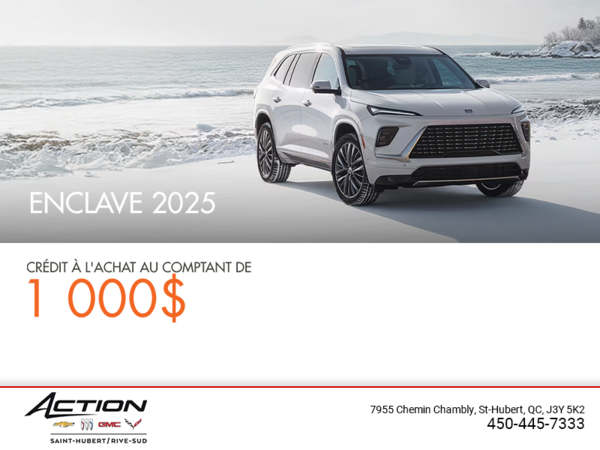 Procurez-vous le Buick Enclave 2025