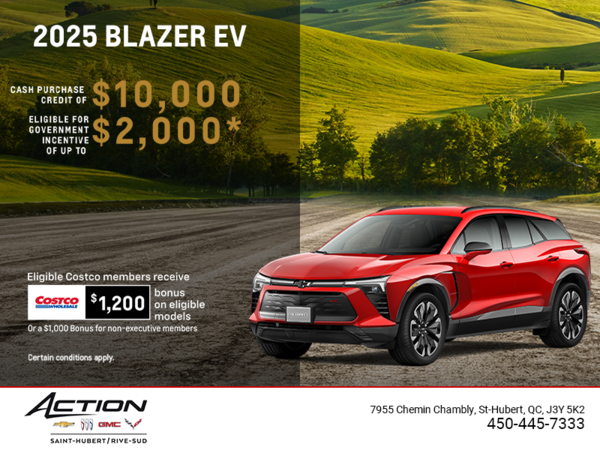 Get the 2025 Chevrolet Blazer EV