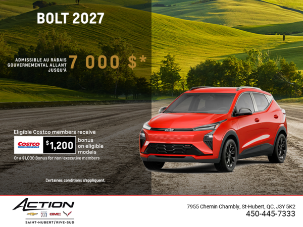 Procurez-vous le Chevrolet Bolt 2027
