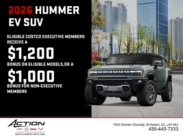 The 2026 GMC Hummer EV SUV