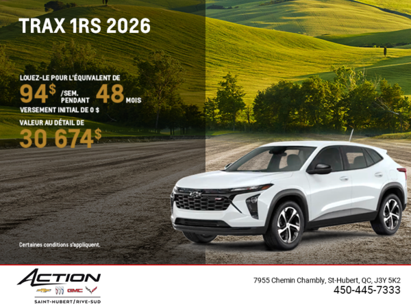 Le Chevrolet Trax 2026