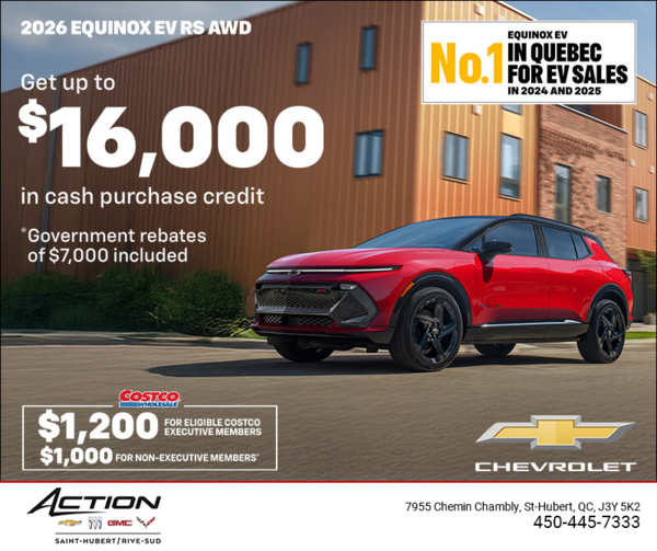 Get the 2026 Chevrolet Equinox EV