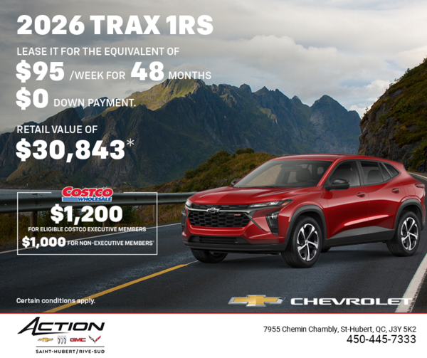Get the 2026 Chevrolet Trax