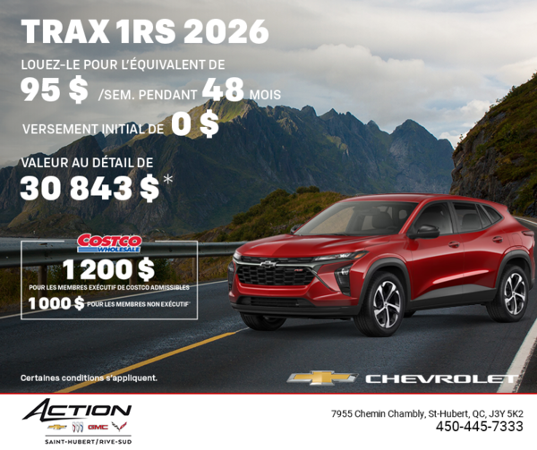 Le Chevrolet Trax 2026