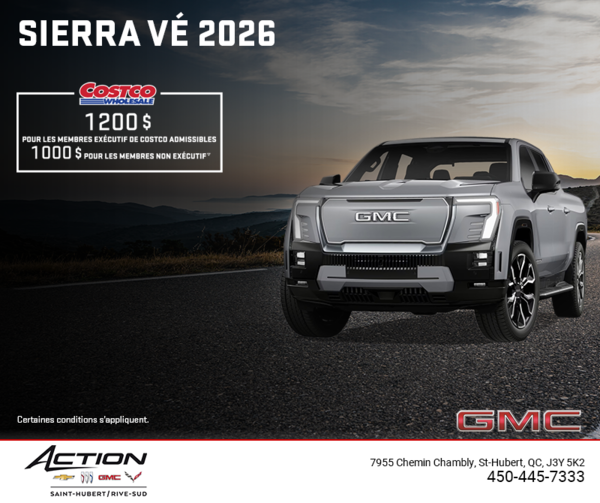 Le GMC Sierra VÉ 2026