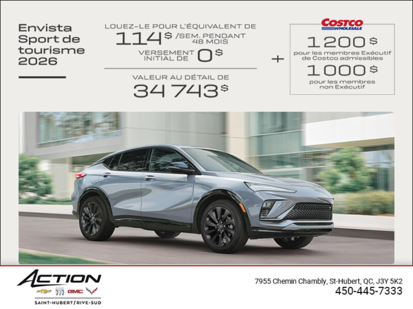 Procurez-vous la Buick Envista 2026