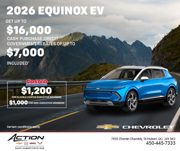 Get the 2026 Chevrolet Equinox EV