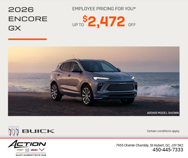 Get the 2026 Buick Encore GX