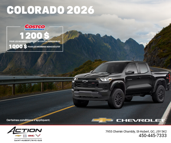 Le Chevrolet Colorado 2026