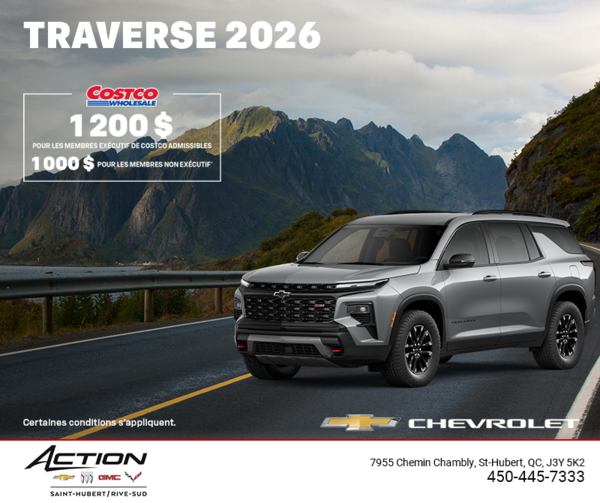 Le Chevrolet Traverse 2026