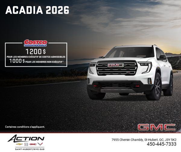 Le GMC Acadia 2026