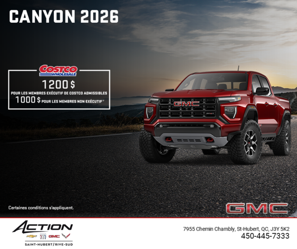 Le GMC Canyon 2026