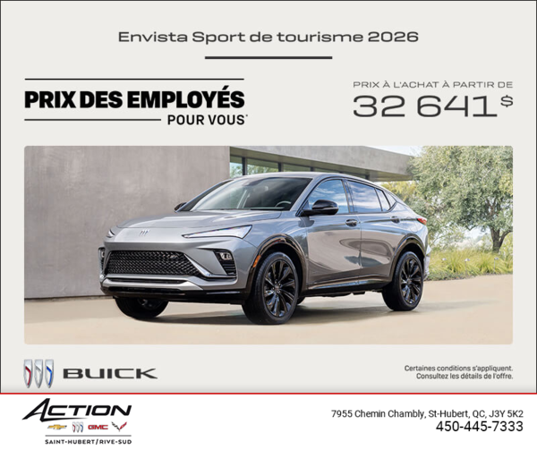 Procurez-vous la Buick Envista 2026