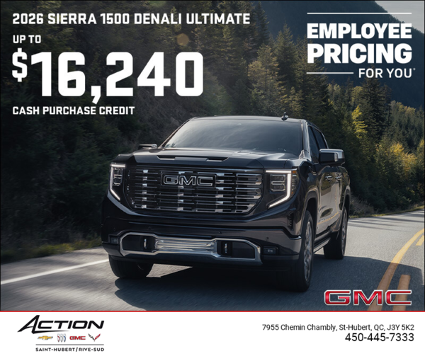 The 2026 GMC Sierra 1500 Denali Ultimate