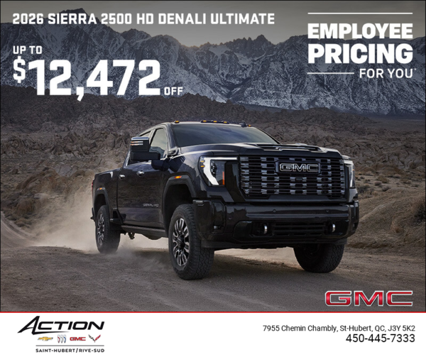 The 2026 GMC Sierra 2500 HD Denali Ultimate