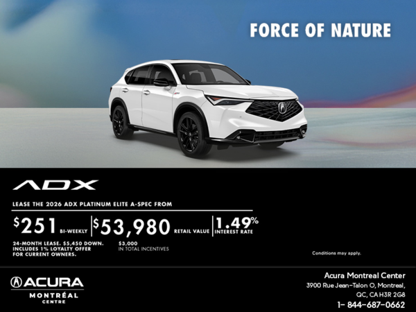 2026 Acura ADX
