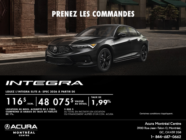 Acura Integra 2026