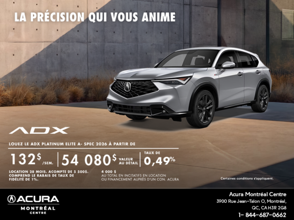 Acura ADX 2026