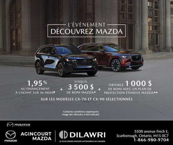 L'événement Découvrez Mazda