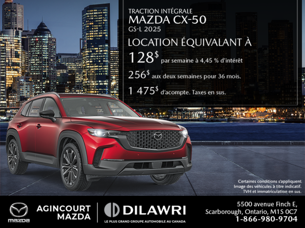 Procurez-vous le Mazda Cx-50 2025