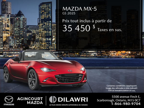 Procurez-vous le Mazda Mx-5 2025