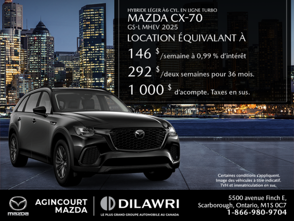 Procurez-vous le Mazda Cx-70 Mhev 2025