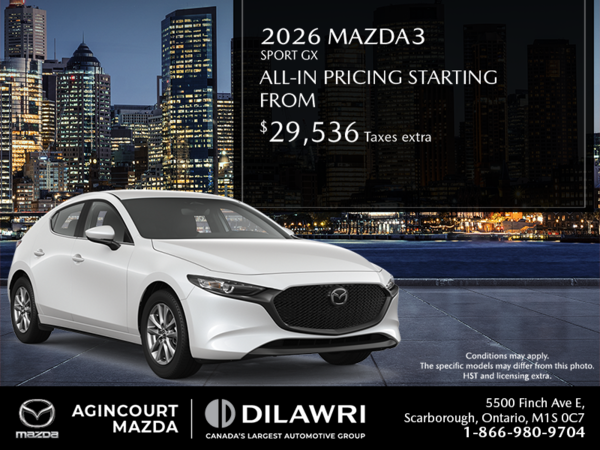 Get the 2026 Mazda 3 Sport