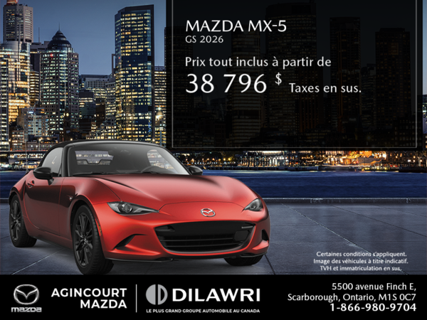 Procurez-vous le Mazda Mx-5 2025