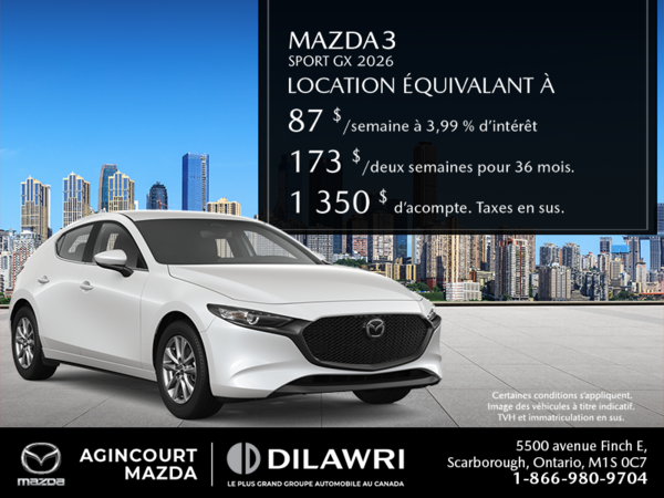 Mazda3 Sport 2026
