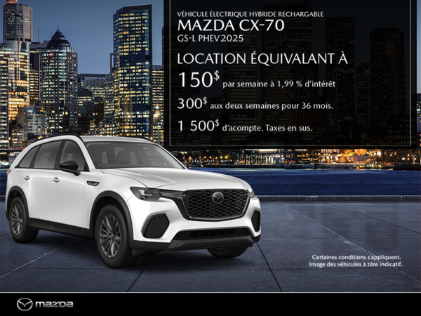 Procurez-vous le Mazda Cx-70 Phev 2025
