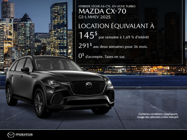 Procurez-vous le Mazda Cx-70 MHEV 2025