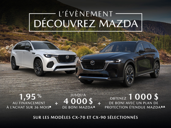 L'événement Découvrez Mazda