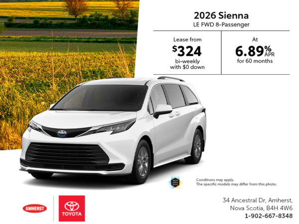 2026 Toyota Sienna Hybrid