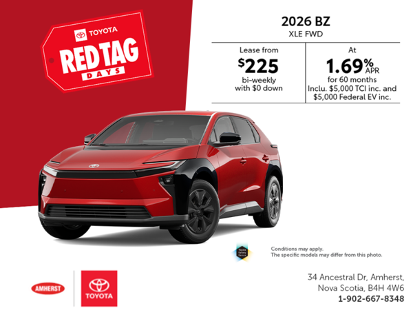 2026 Toyota BZ XLE FWD