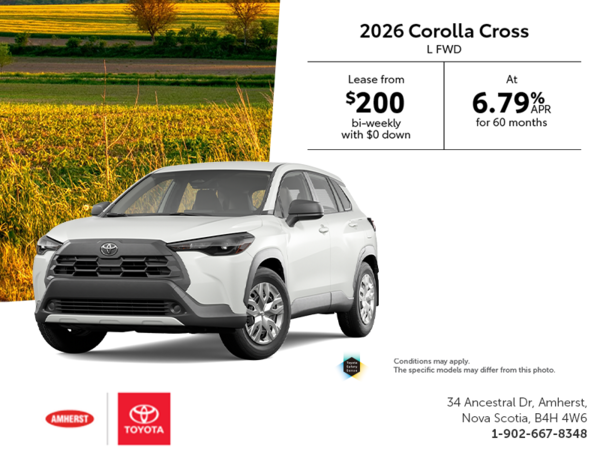 2026 Toyota Corolla Cross L AWD