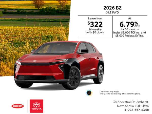 2026 Toyota BZ XLE FWD