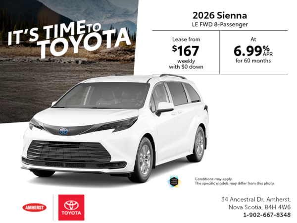 2026 Toyota Sienna Hybrid