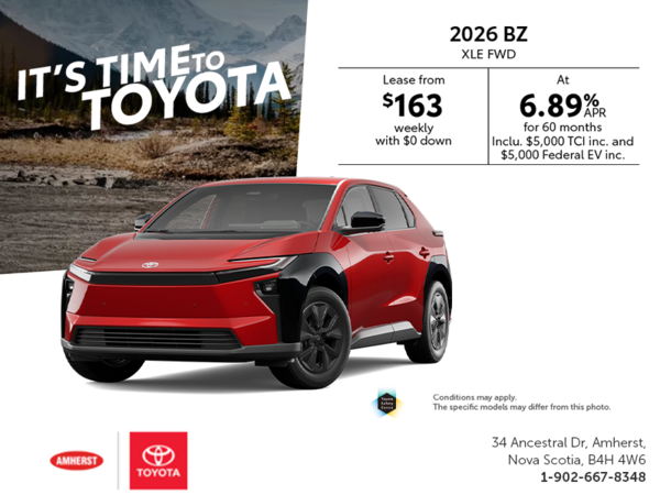 2026 Toyota bZ